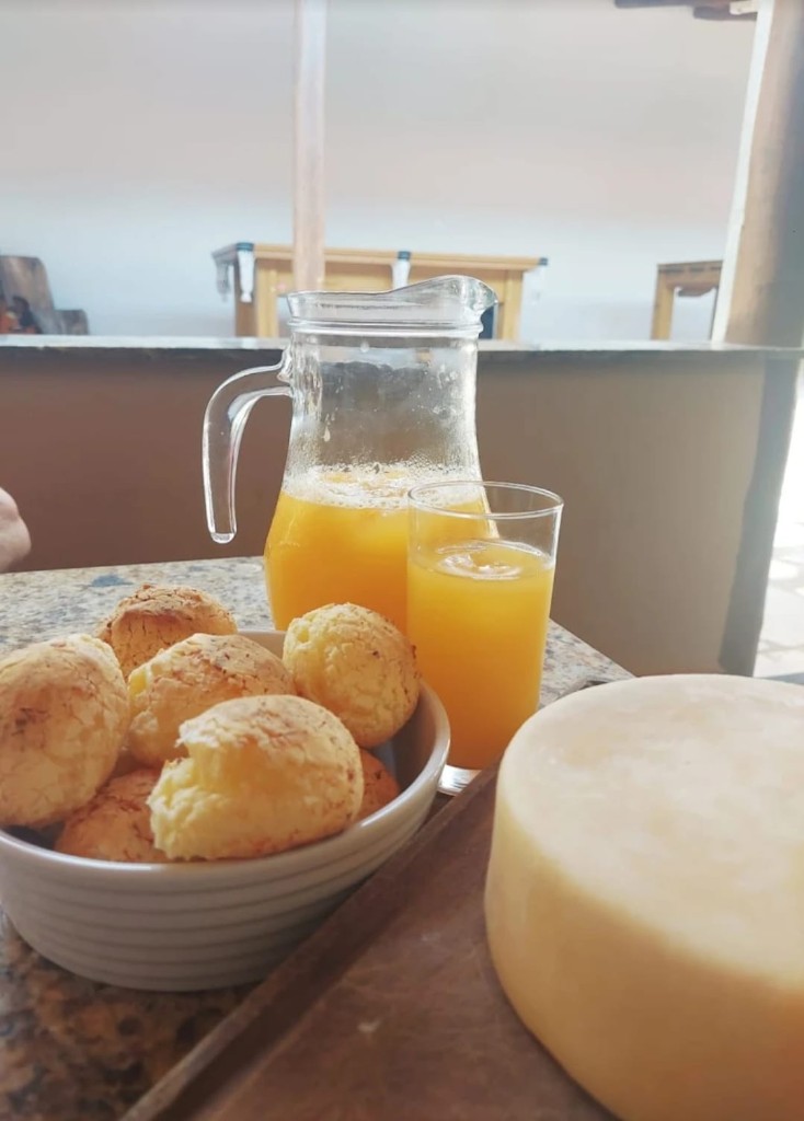 Café da manhã mineiro na Pousada Essência da Canastra