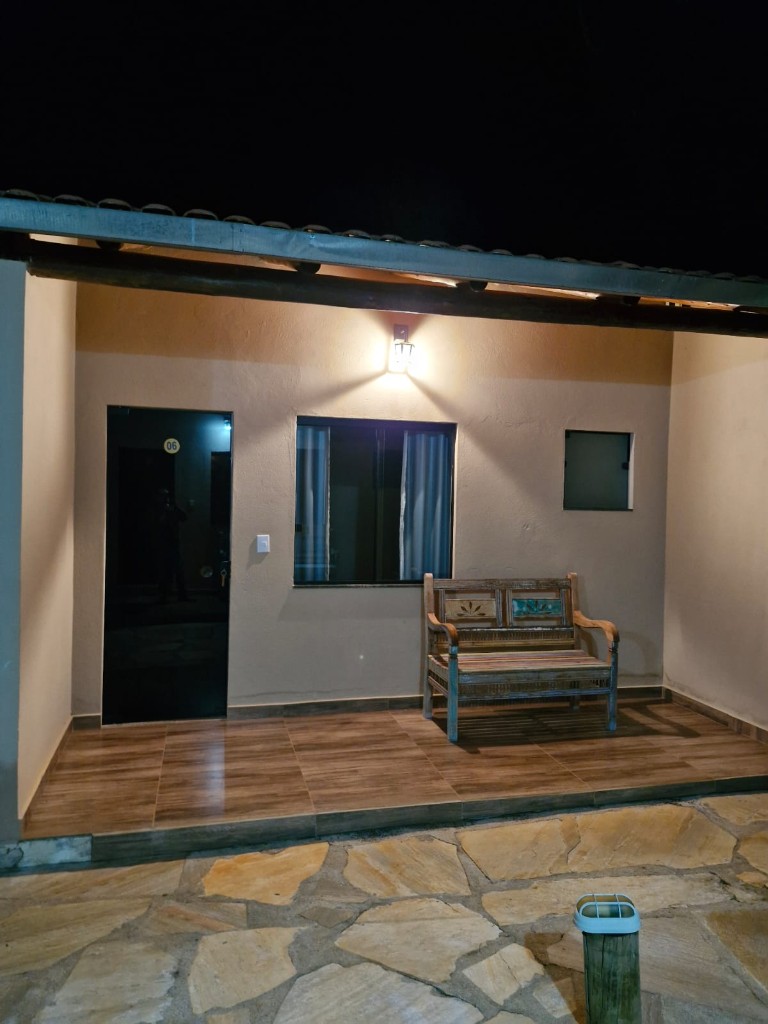 Entrada do quarto na Pousada Essência da Canastra