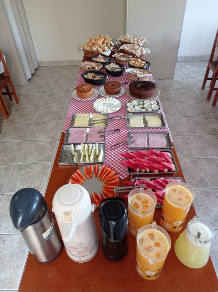 Café da manhã na Pousada Carrancas
