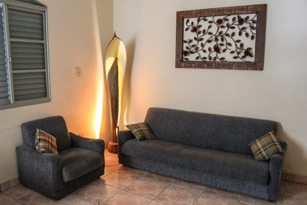 Sala de estar da Pousada Carrancas
