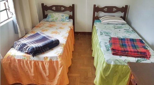 Quarto na Pousada Kussu