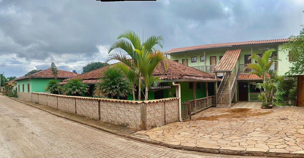 Fachada da Pousada Dona Lourdes, Milho Verde