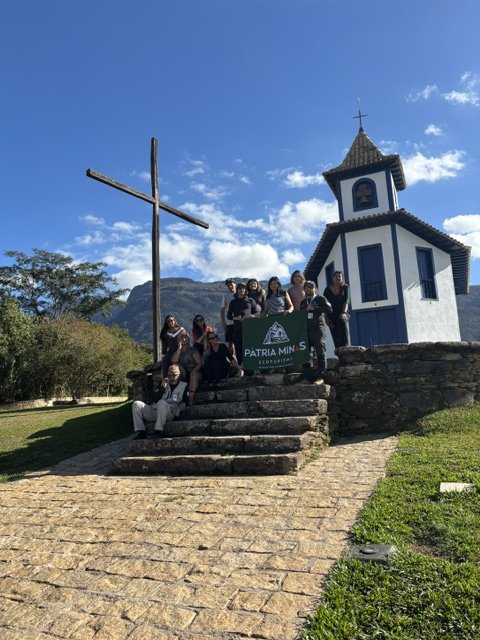 Grupo na Capela de Santa Quitéria, Catas Altas